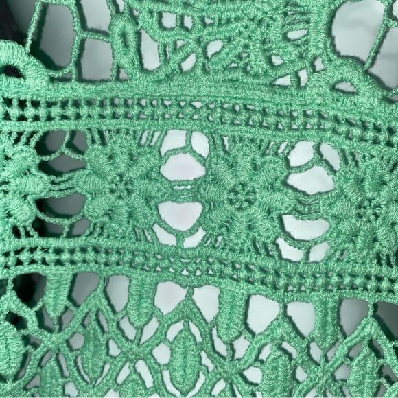 NEW! Very J Crochet Tank Top-Mint-Size M/L - Picture 4 of 7